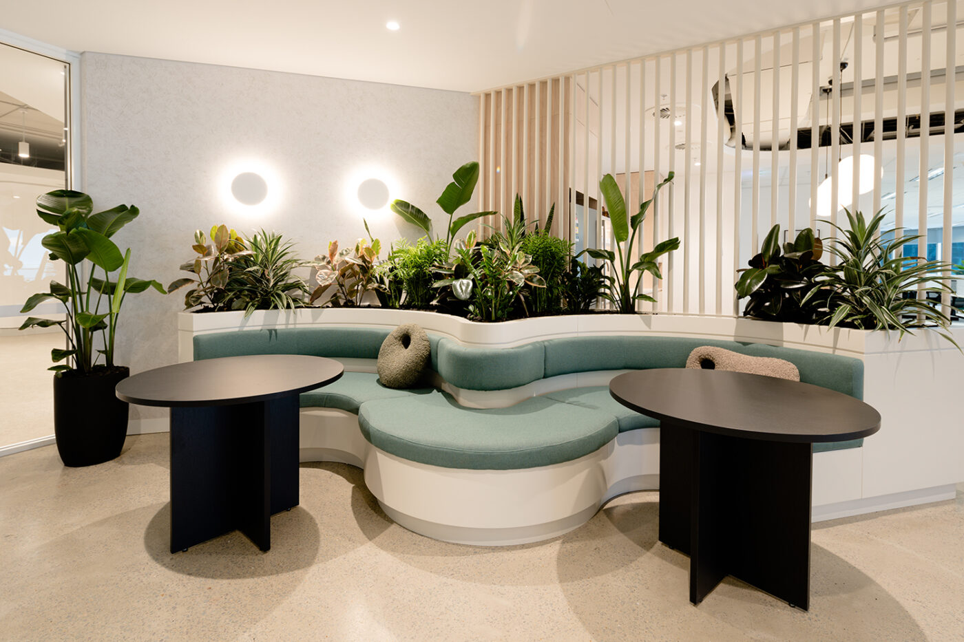 Circular office interior Design