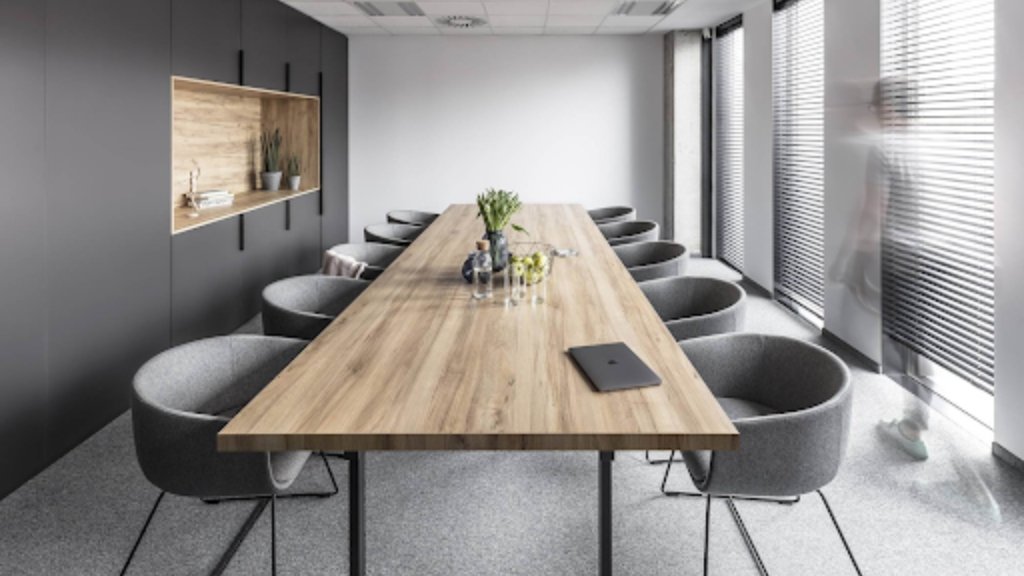 Grey Office Interior Design