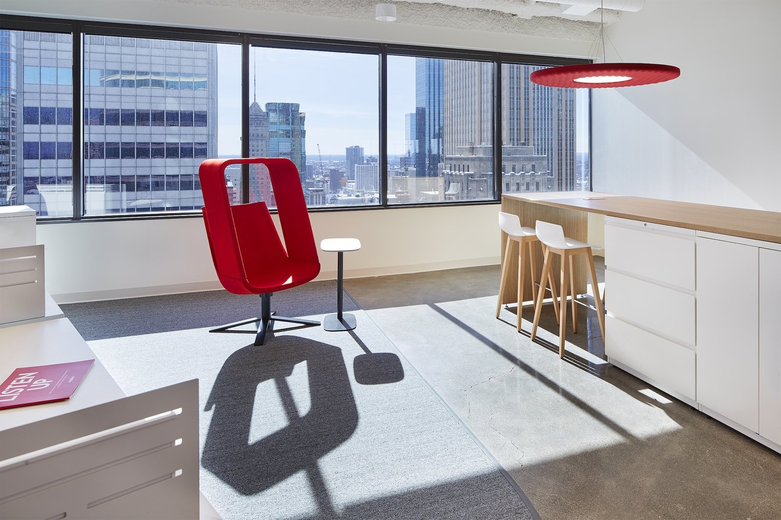 Fluid interiors office space design work