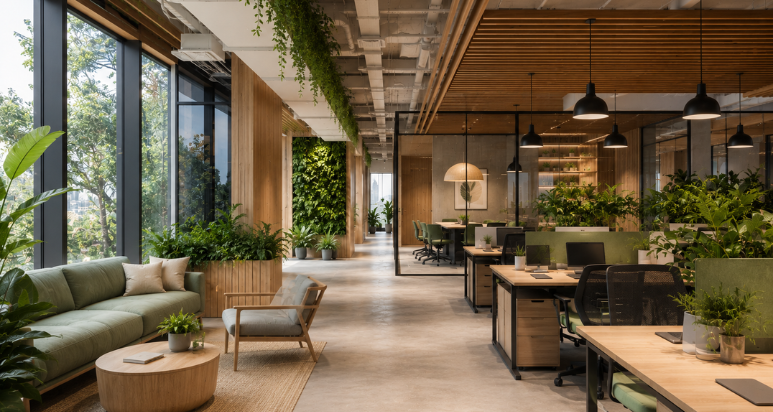 Eco-Friendly Office Design Ideas | Dreamspace India