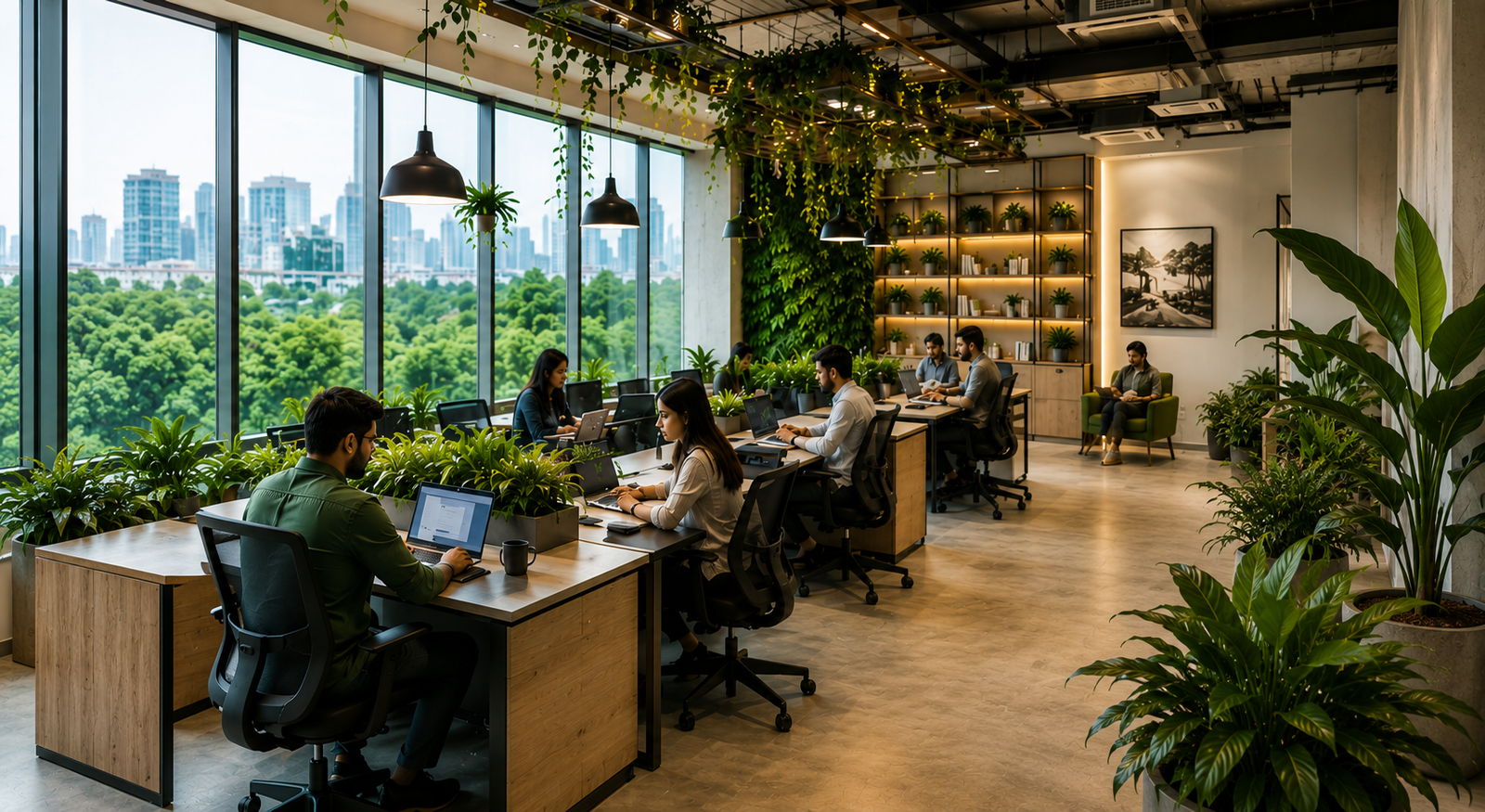 Biophilic Office Interior