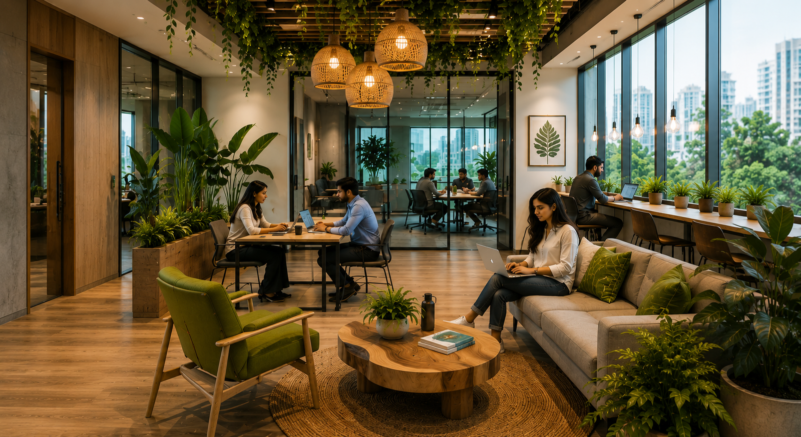 Biophilic Office Interior design